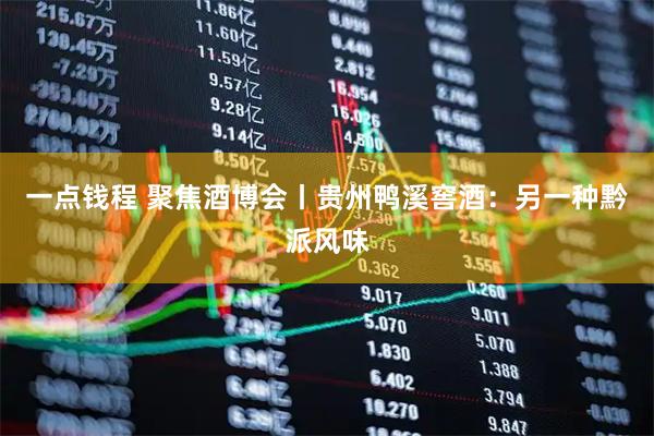 一点钱程 聚焦酒博会丨贵州鸭溪窖酒：另一种黔派风味