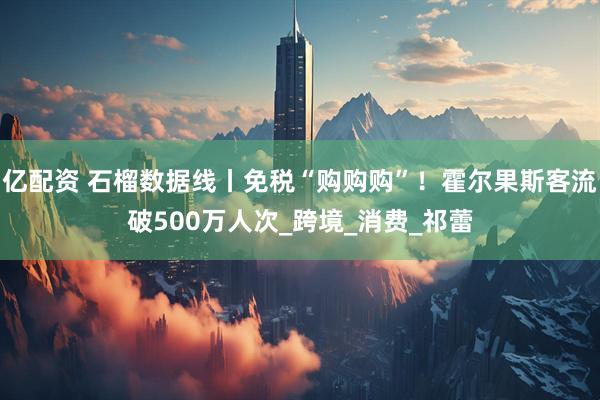 亿配资 石榴数据线丨免税“购购购”！霍尔果斯客流破500万人次_跨境_消费_祁蕾